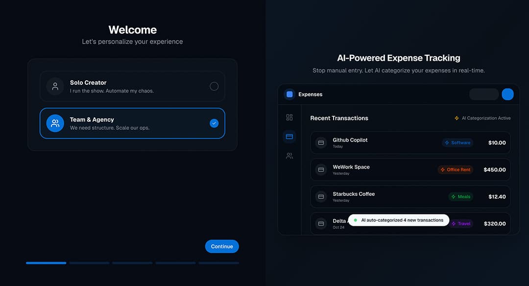 Finance Flow — view 2